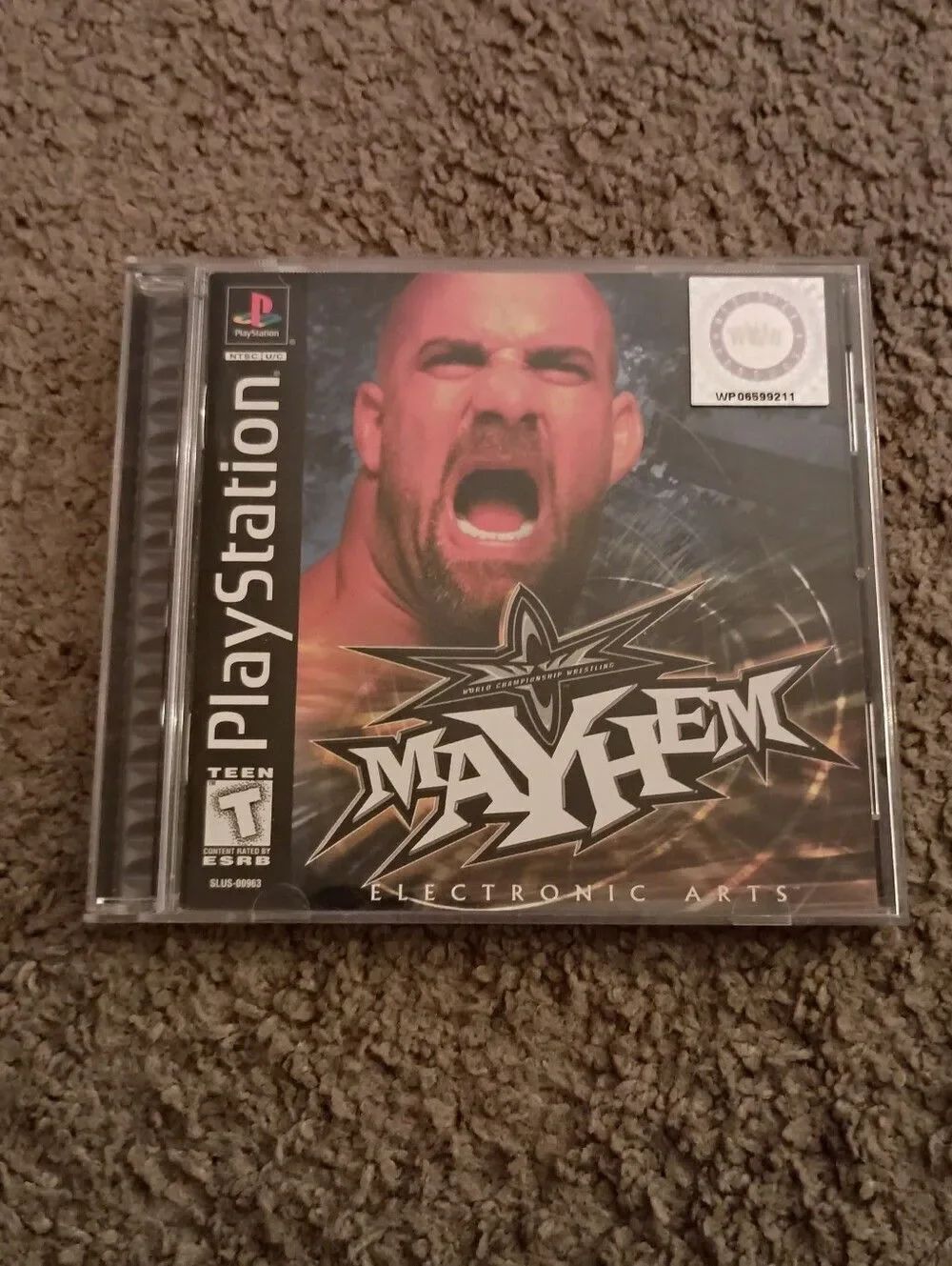 WCW Mayhem Playstation 1 COMPLETE PRE-OWNED